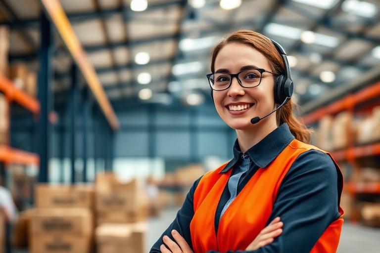 A reseller discussing an order with the Palletise team in a trade environment